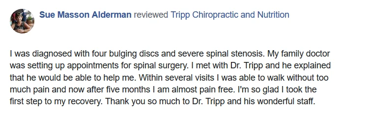 Chiropractic Sharon PA Sue Review